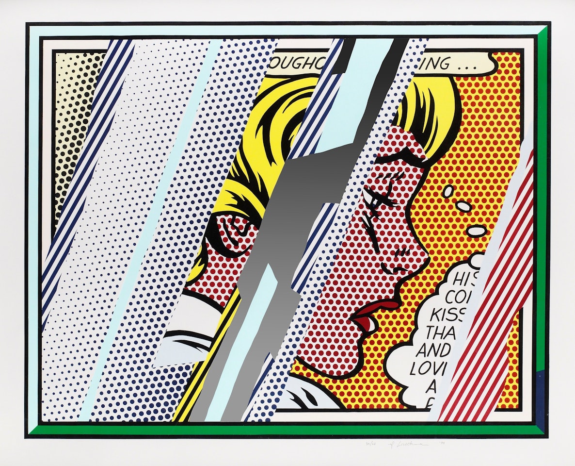 "Reflections on Girl", from: "Reflections series" by Roy Lichtenstein