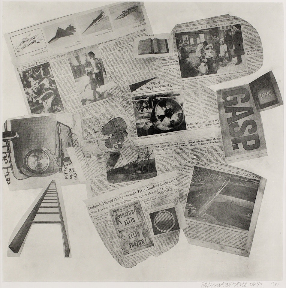 Surface series (from Currents) by Robert Rauschenberg