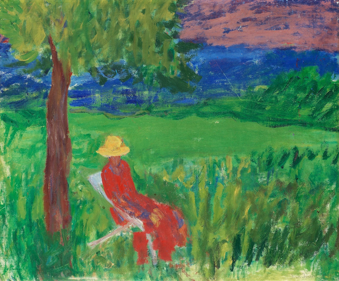 "Kvinna under träd" (Woman beneath tree) by Ivan Ivarson