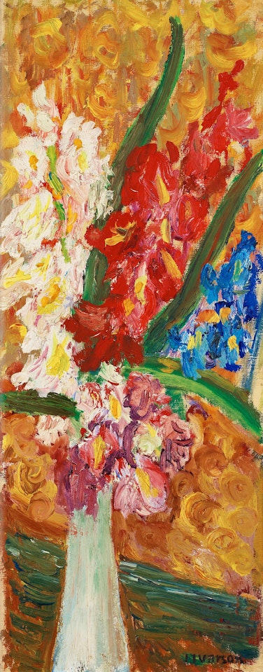 Still Life with Gladioli by Ivan Ivarson