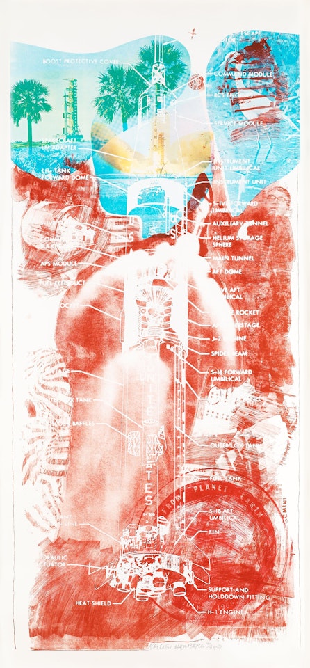 "Sky Garden", from: "Stoned moon series" by Robert Rauschenberg