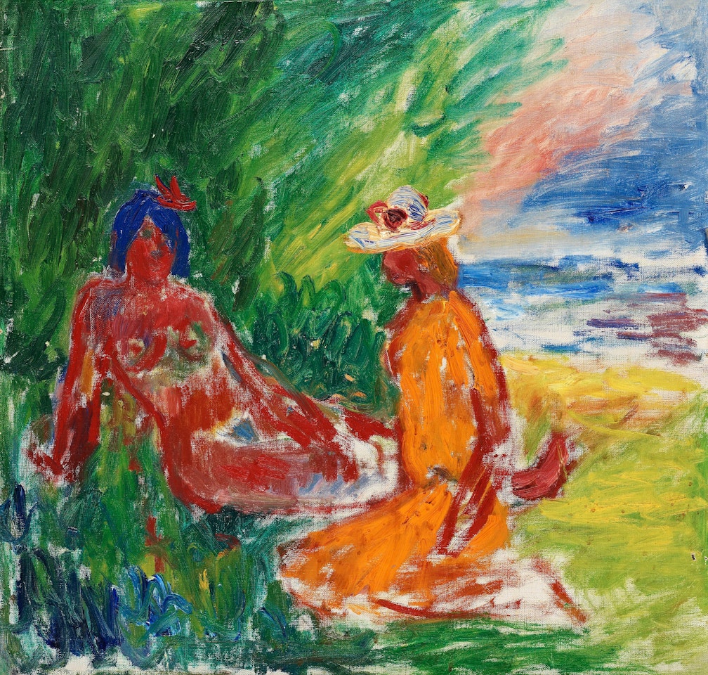 "Flickorna vid stranden" (The girls at the beach) by Ivan Ivarson