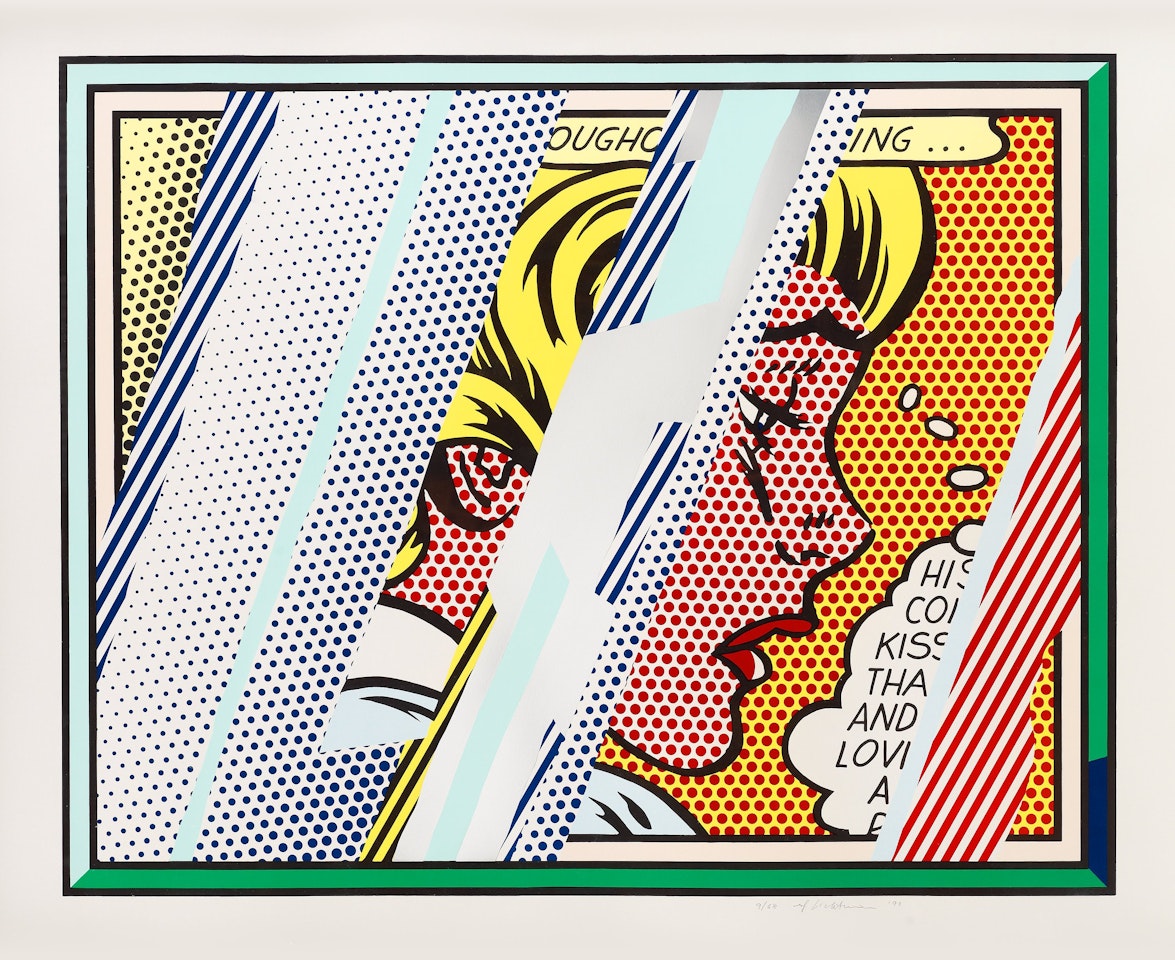 "Reflections on Girl", from: "Reflections series" by Roy Lichtenstein