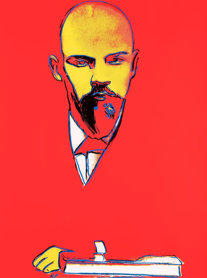 "Red Lenin" by Andy Warhol