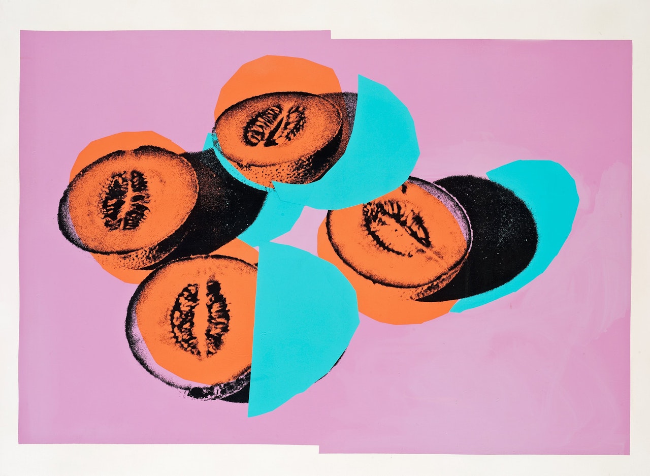 "Cantaloupes", from: "Space Fruit: Still-Lives" by Andy Warhol