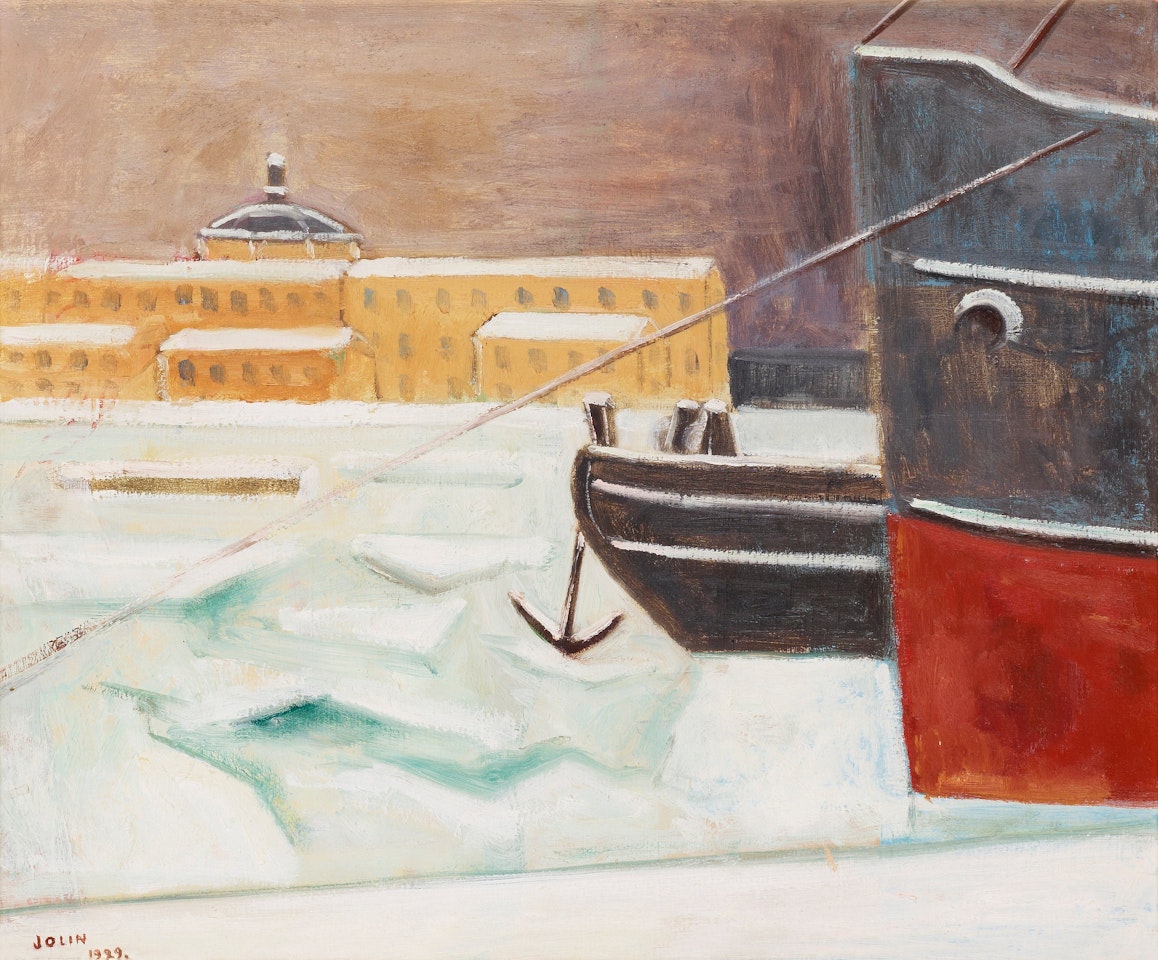 "Båtar vid Strandvägen" (Boats by Strandvägen) by Einar Jolin