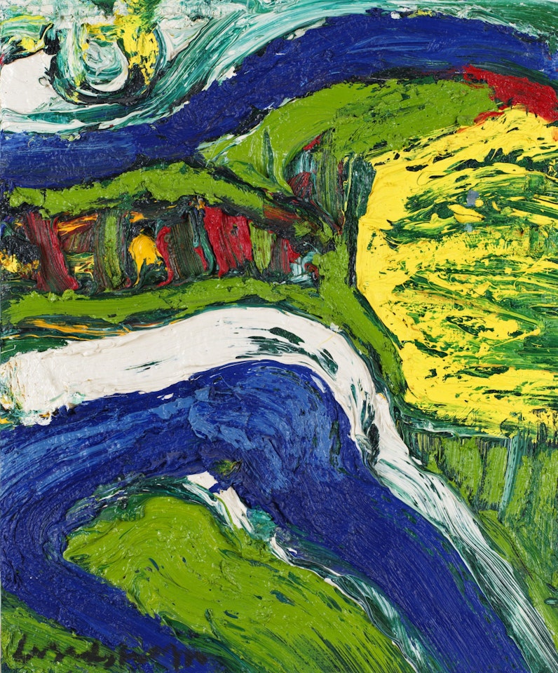 "Spanish Landscape" by Bengt Lindstrom