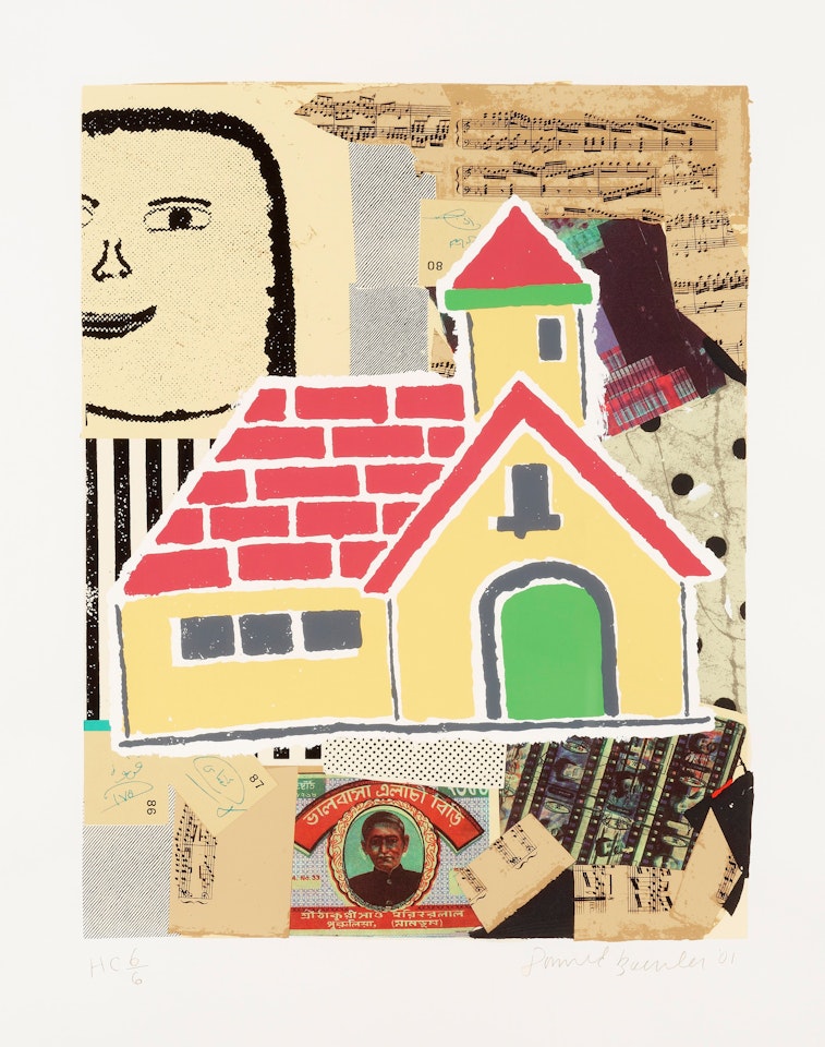 "Yellow House", from; "Some of my subjects" by Donald Baechler