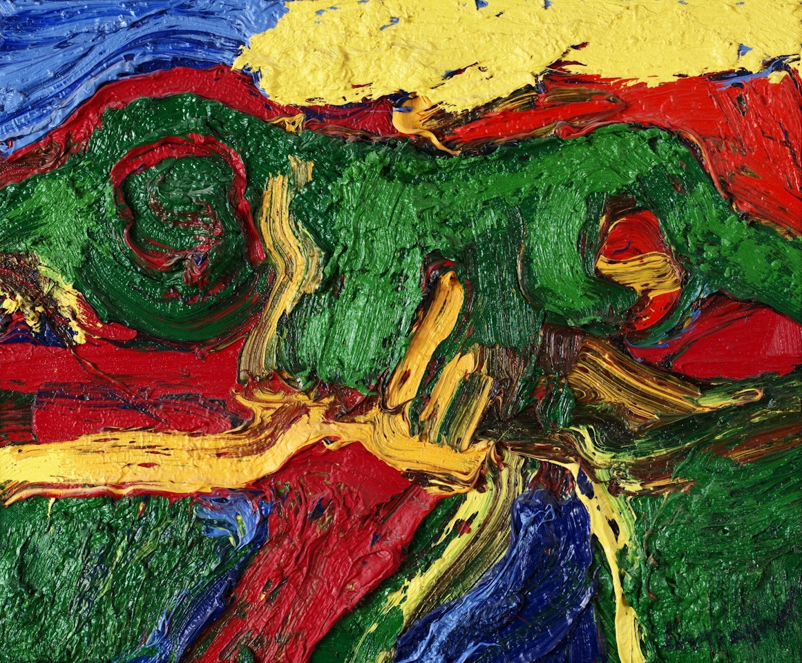 "Green Bird" by Bengt Lindstrom