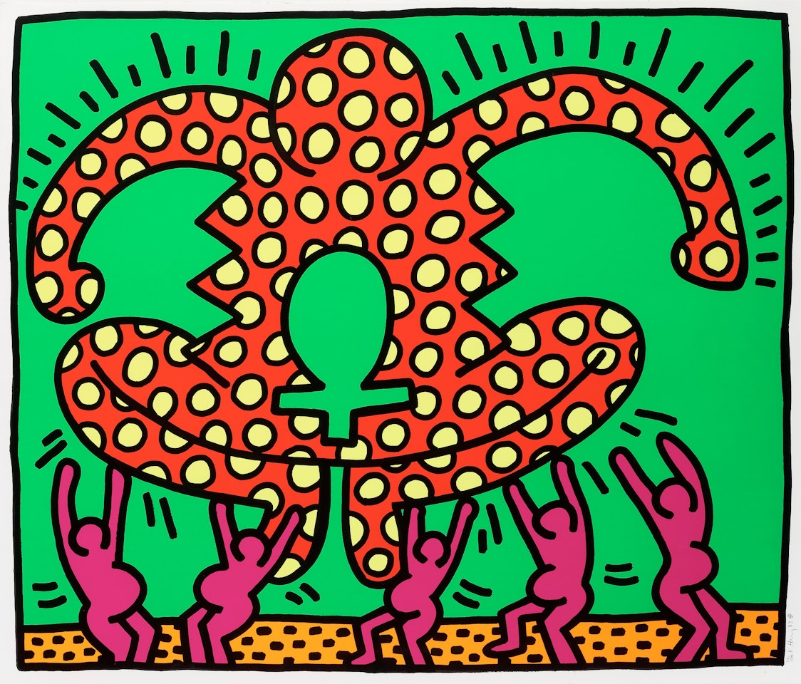 Untitled, from: "Untitled 1-5" by Keith Haring