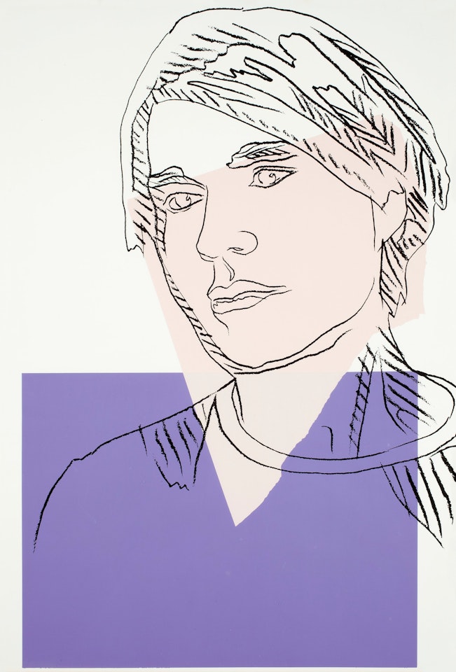 "Self-portrait" by Andy Warhol