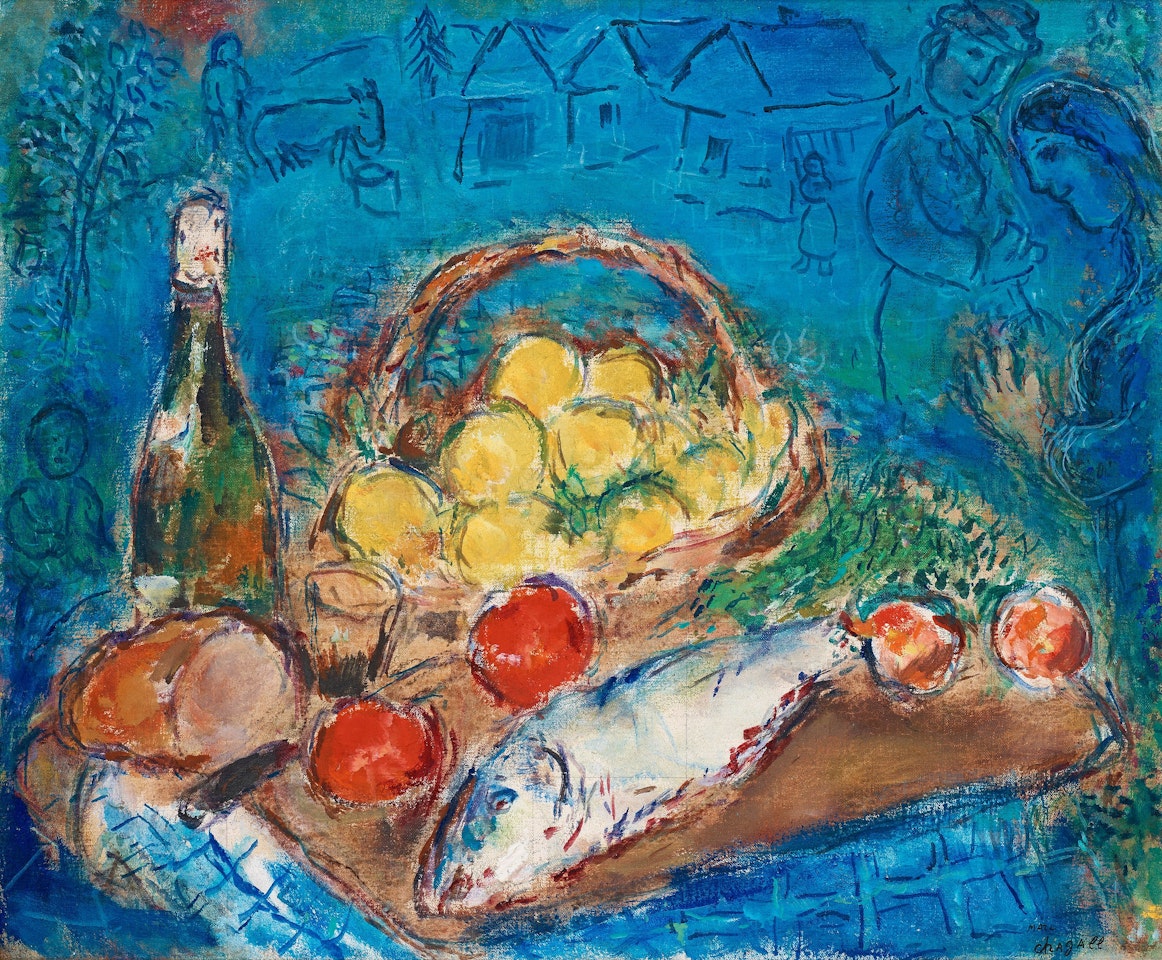 "Nature morte" by Marc Chagall