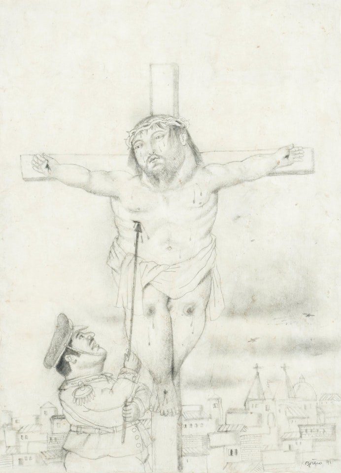 "Crocifissione" by Fernando Botero