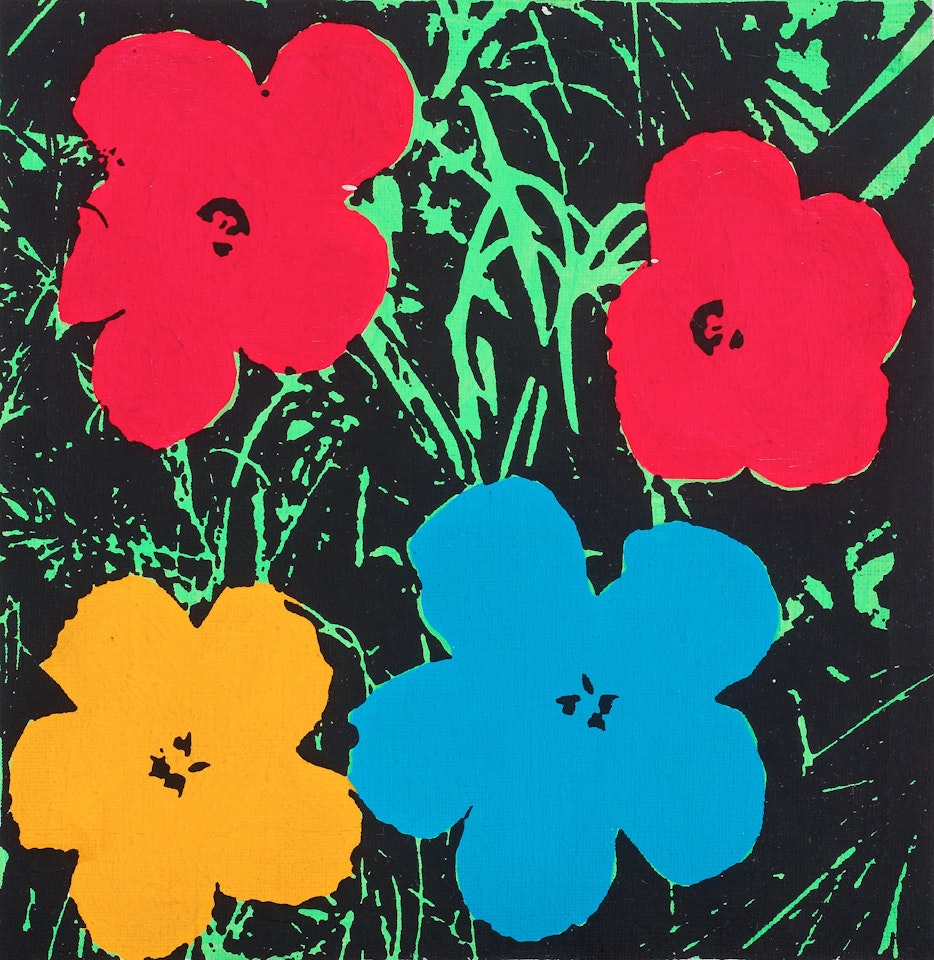 "Andy Warhol (Flowers) " by Richard Pettibone
