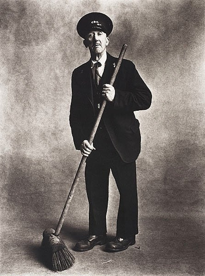 "Road sweeper, London 1950" by Irving Penn