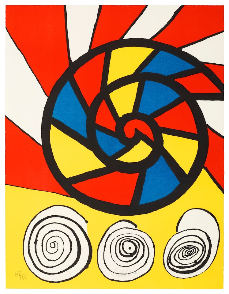 Untitled, from: "Music Maestro please I" by Alexander Calder