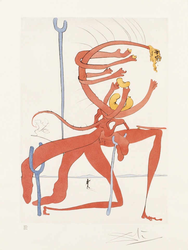 Quevedo's Vision by Salvador Dali