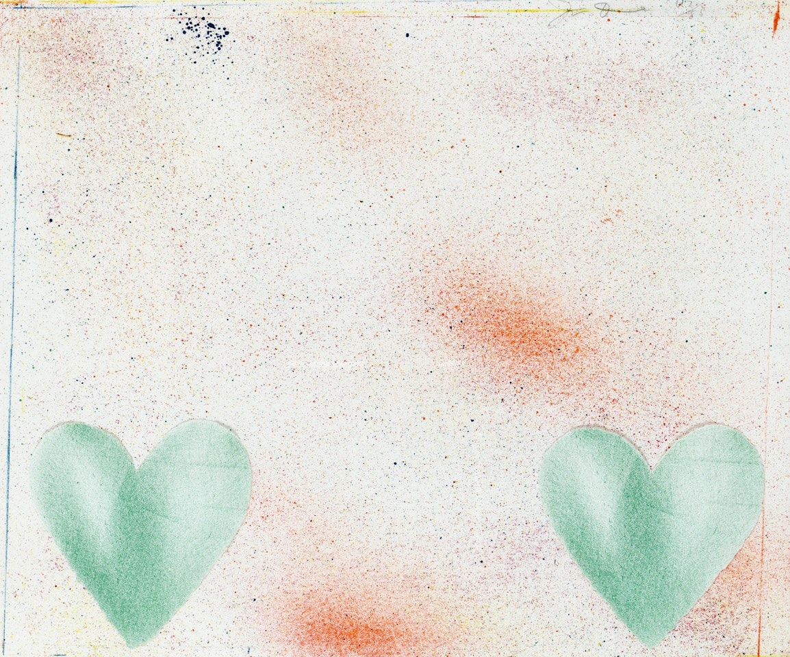 "Dutch hearts" by Jim Dine
