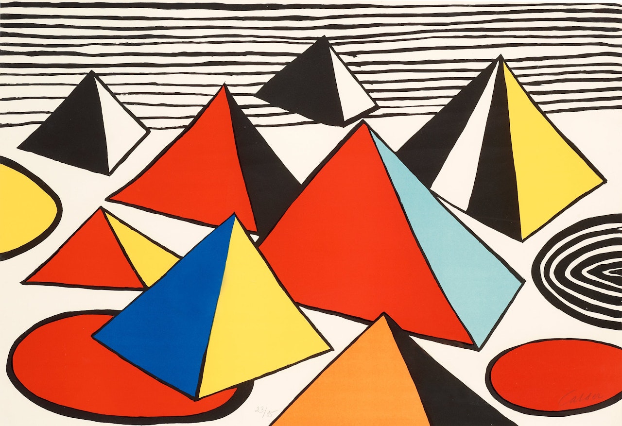 Pyramids by Alexander Calder