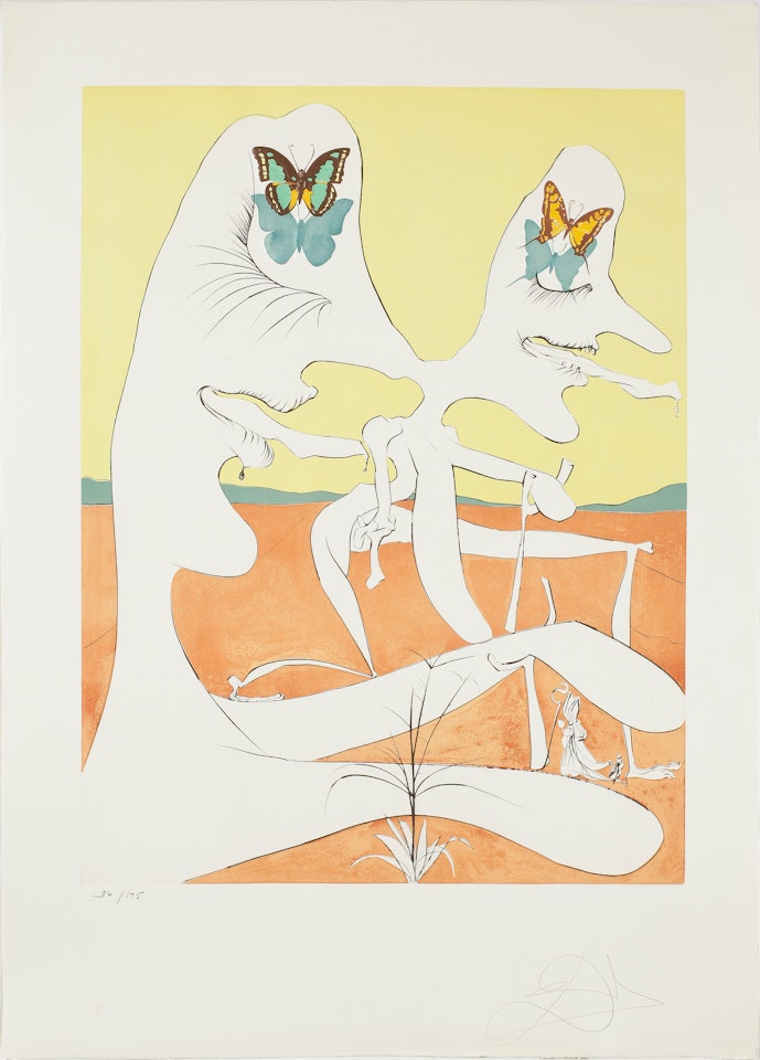 La conquête du cosmos by Salvador Dali