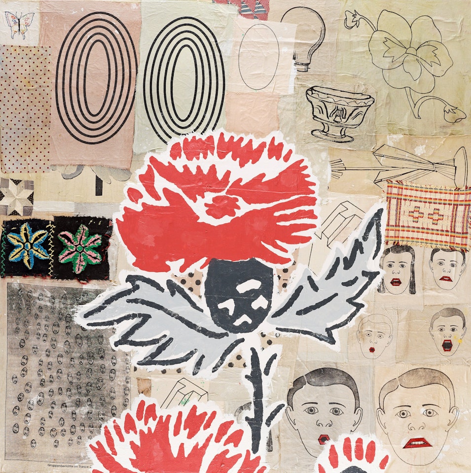 "Thistle (with fragments) " by Donald Baechler