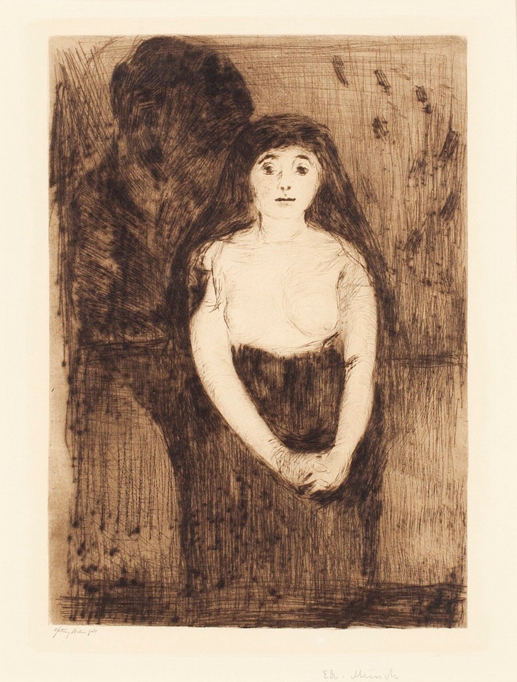 "Study of a Model" by Edvard Munch