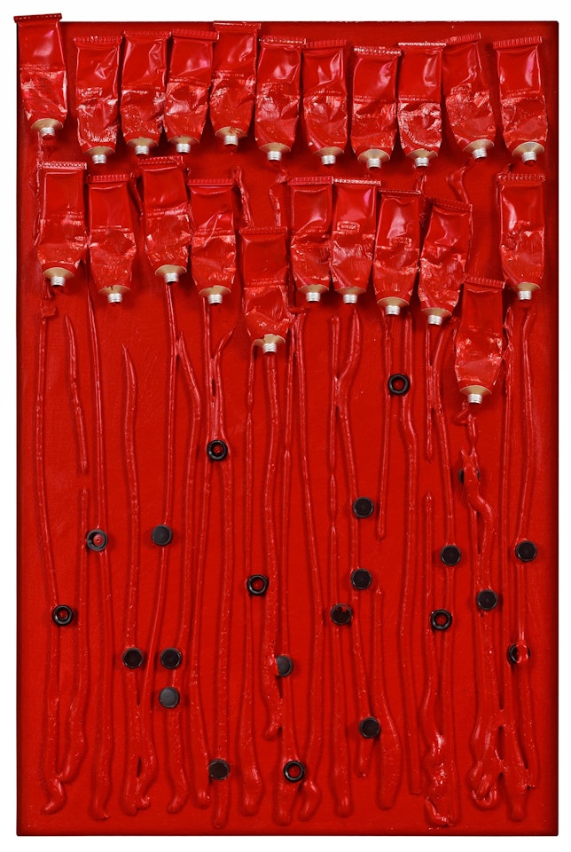 "Monochrome Accumulation" by Arman