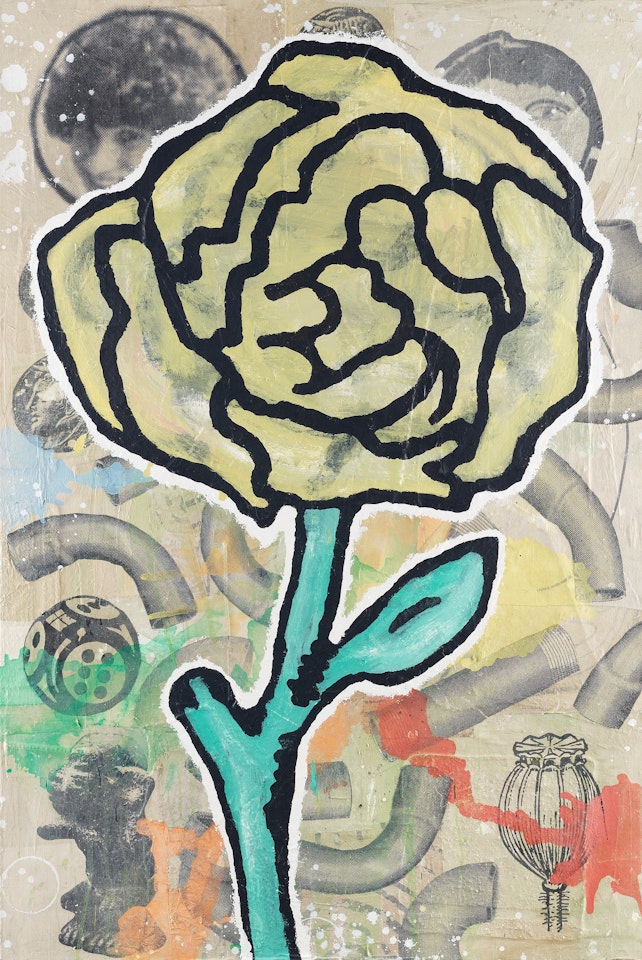 "Yellow Flower" by Donald Baechler