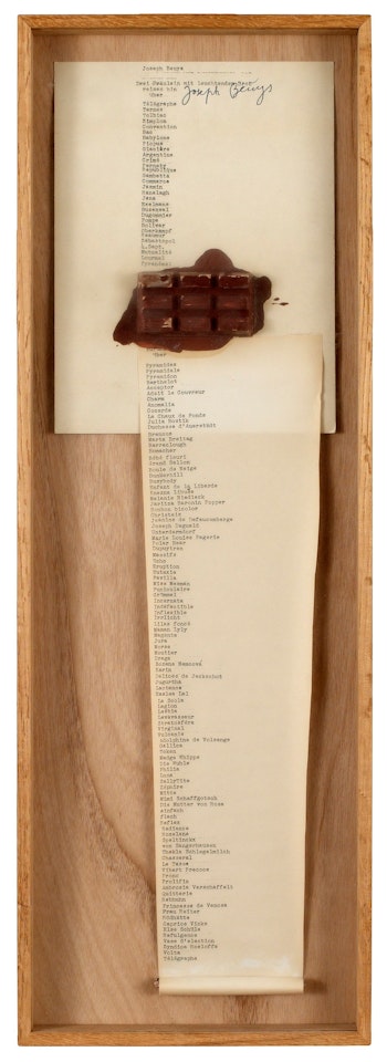 “TWO MISSES WITH BRIGHT BREAD” by Joseph Beuys