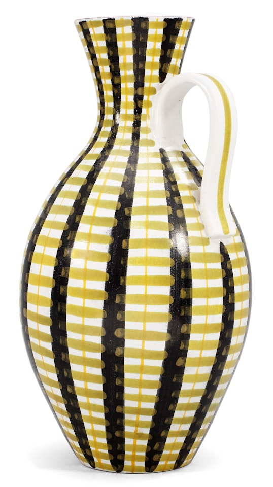 A Stig Lindberg faience vase by Stig Lindberg