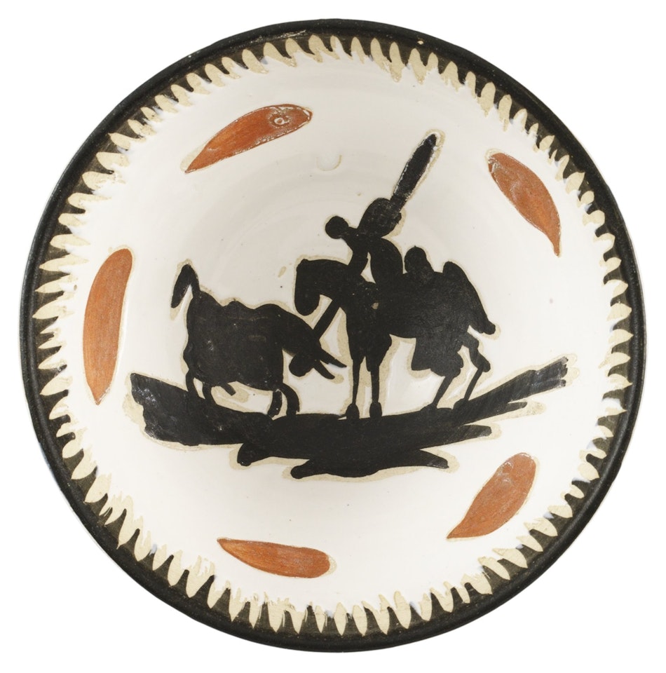 A Pablo Picasso "Picador" bowl by Pablo Picasso