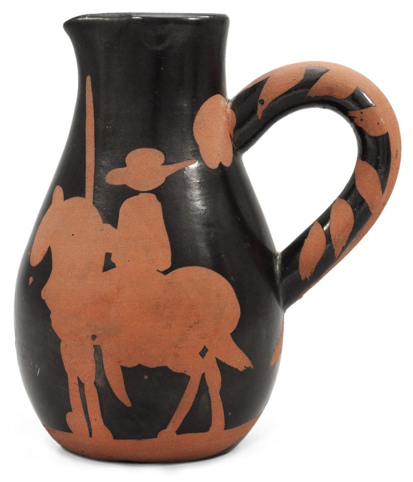 A Pablo Picasso "Picador" faience jug by Pablo Picasso