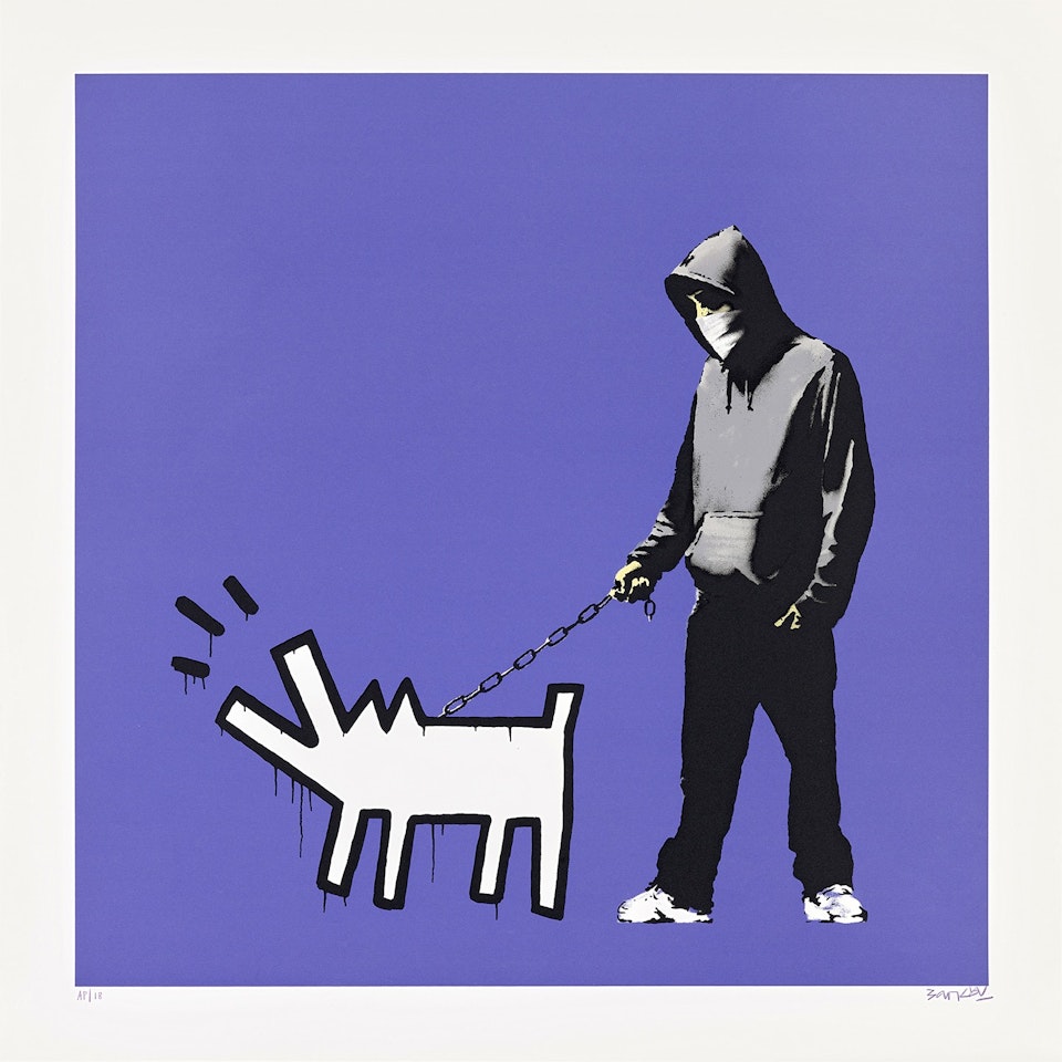 Choose Your Weapon (Dark Purple) by Banksy