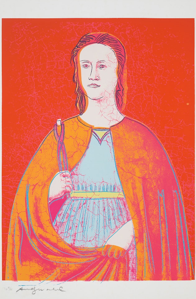 Saint Apollonia (F & S. II.B 330-333) by Andy Warhol