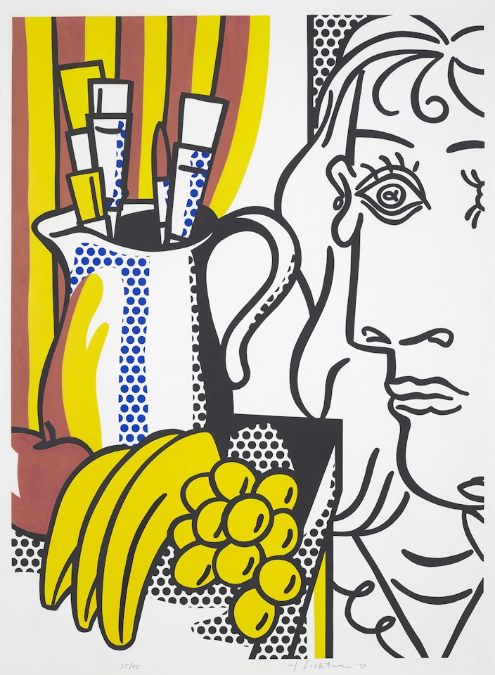 Still Life with Picasso, from Hommage à Picasso (C. 127) by Roy Lichtenstein