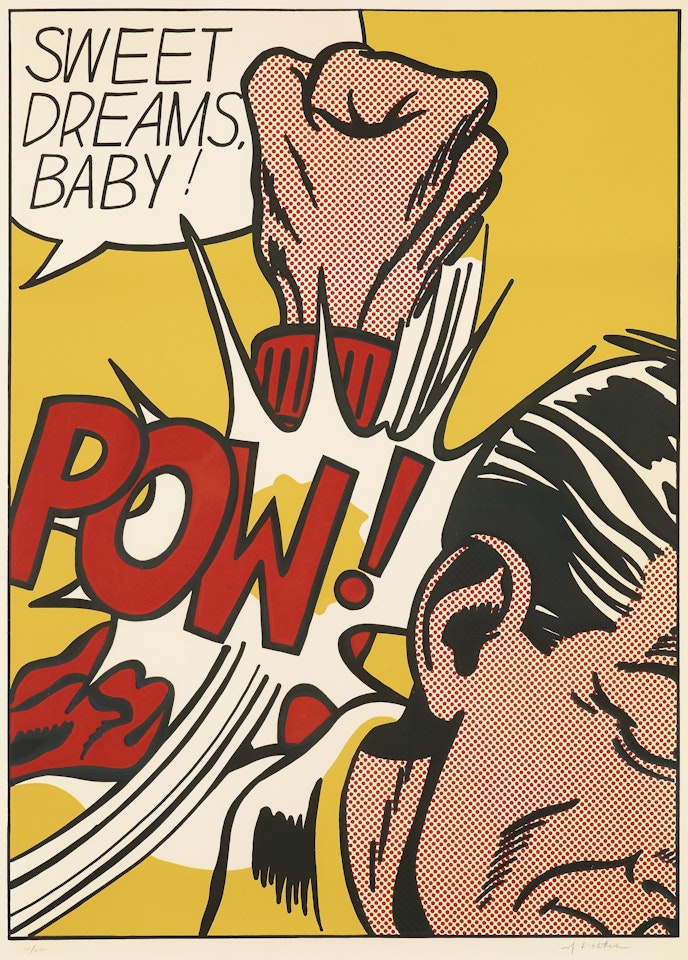 "Sweet Dreams Baby!", from: "11 Pop Artists" by Roy Lichtenstein