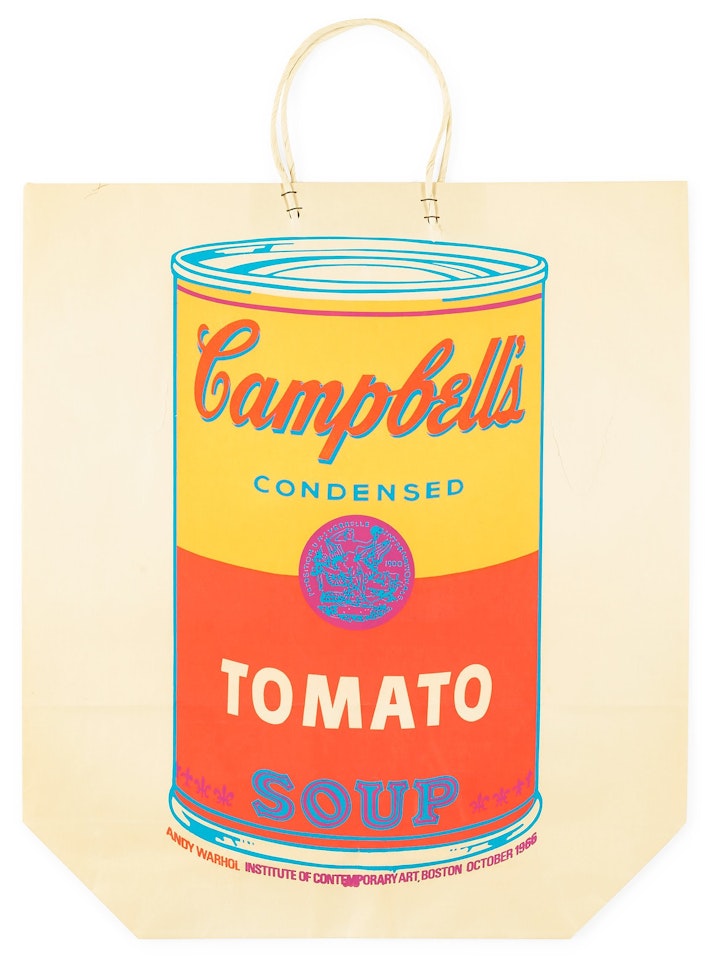 "Campbell"s soup can (Tomato) " by Andy Warhol