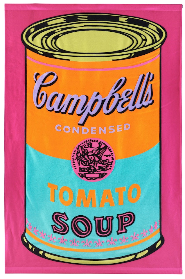 "Campbell"s Tomato Soup Banner" by Andy Warhol