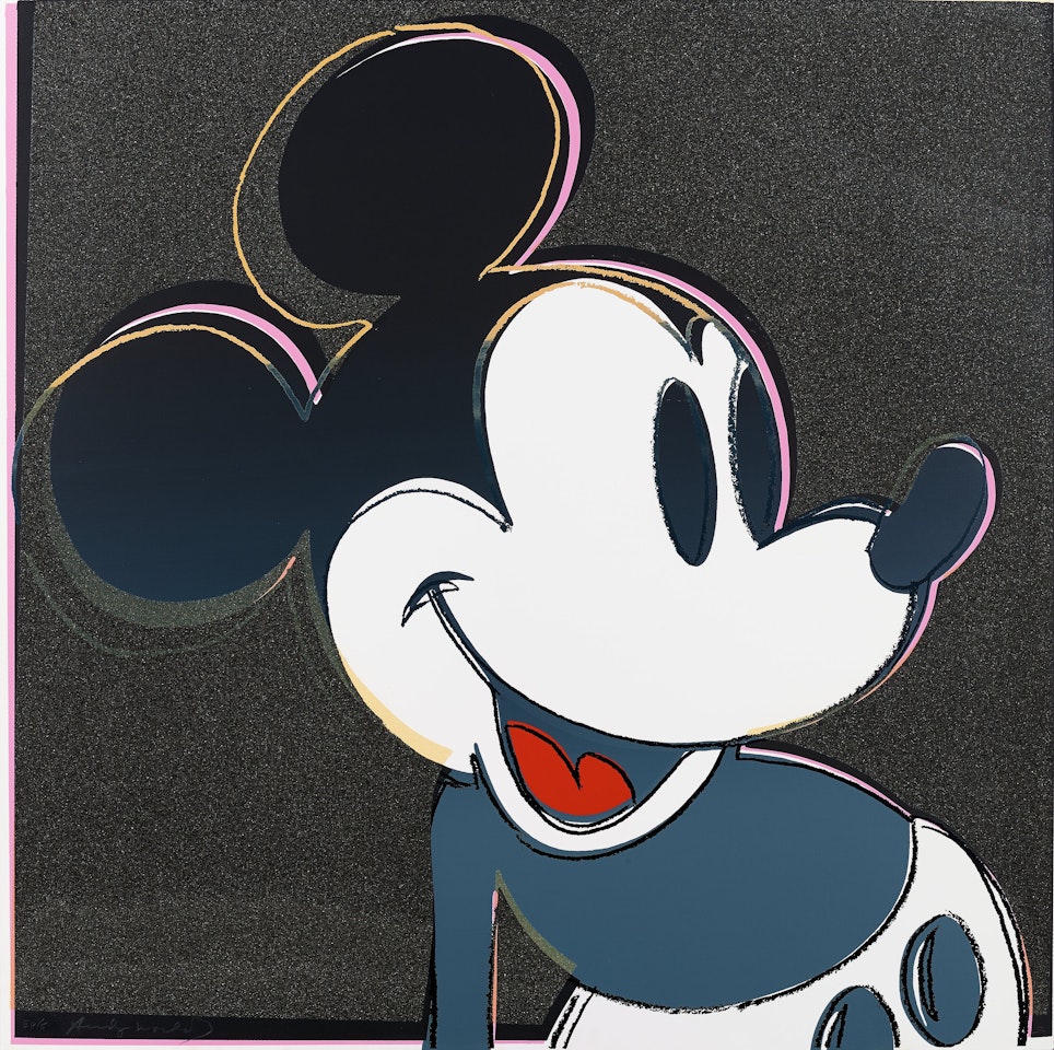 "Mickey Mouse" by Andy Warhol