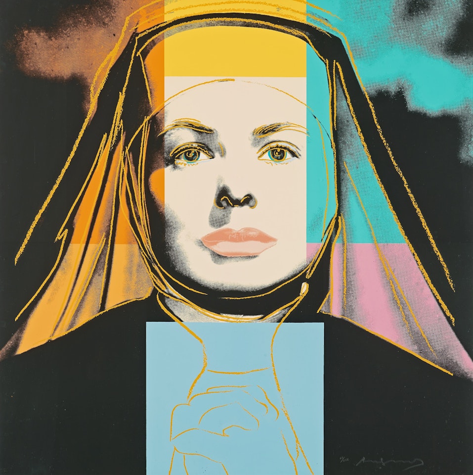 "The Nun", from: "Ingrid Bergman" by Andy Warhol