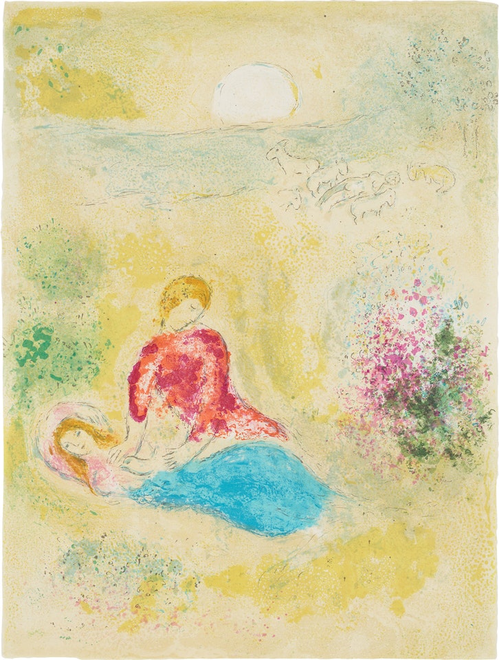 L'Arondelle (The Little Swallow), from Daphnis et Chloé (Daphnis and Chloé) (M. 319, C. 46) by Marc Chagall