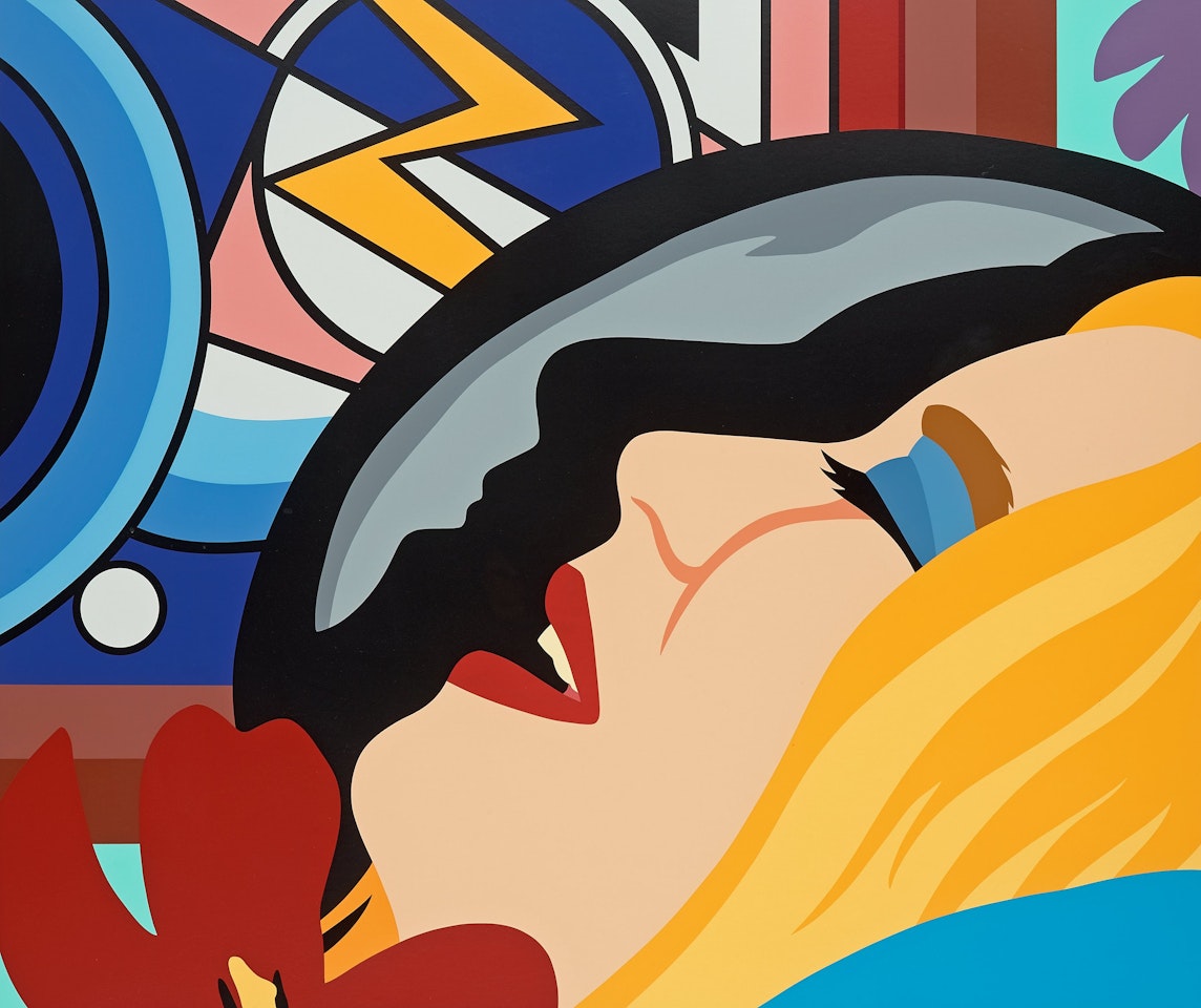 "Bedroom face with Lichtenstein" by Tom Wesselmann