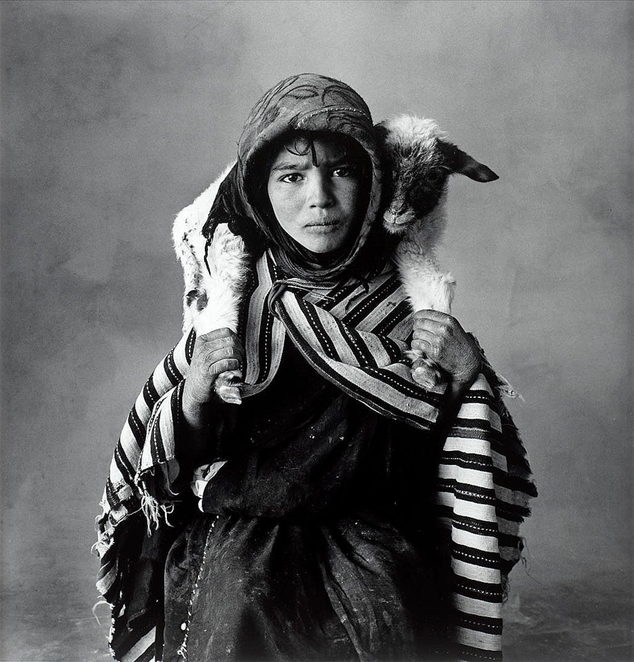 "Young Berber Shepherdess, Morocco 1971" by Irving Penn