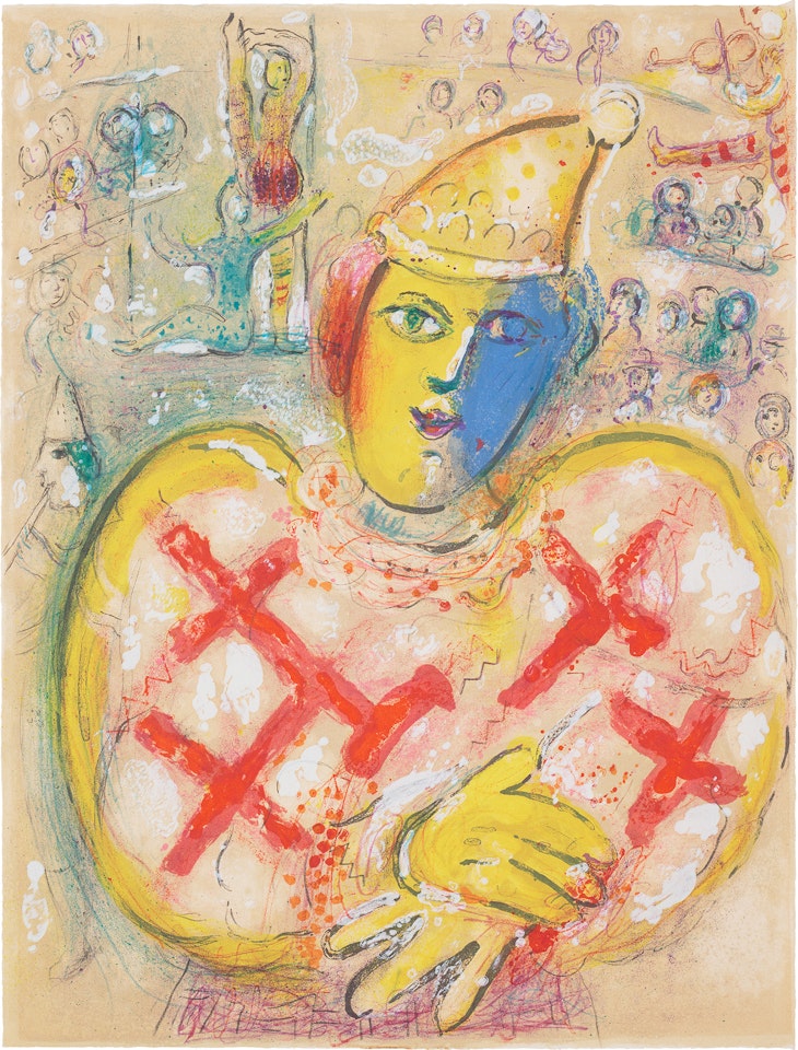 Le Cirque (The Circus): one plate (M. 499, C. 68) by Marc Chagall