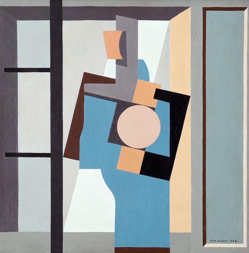 "Blå figur" (Blue figure) by Erik Olson