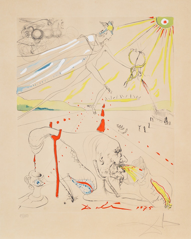 L'Alchimiste (The Alchemist) (M. & L. 581) by Salvador Dali