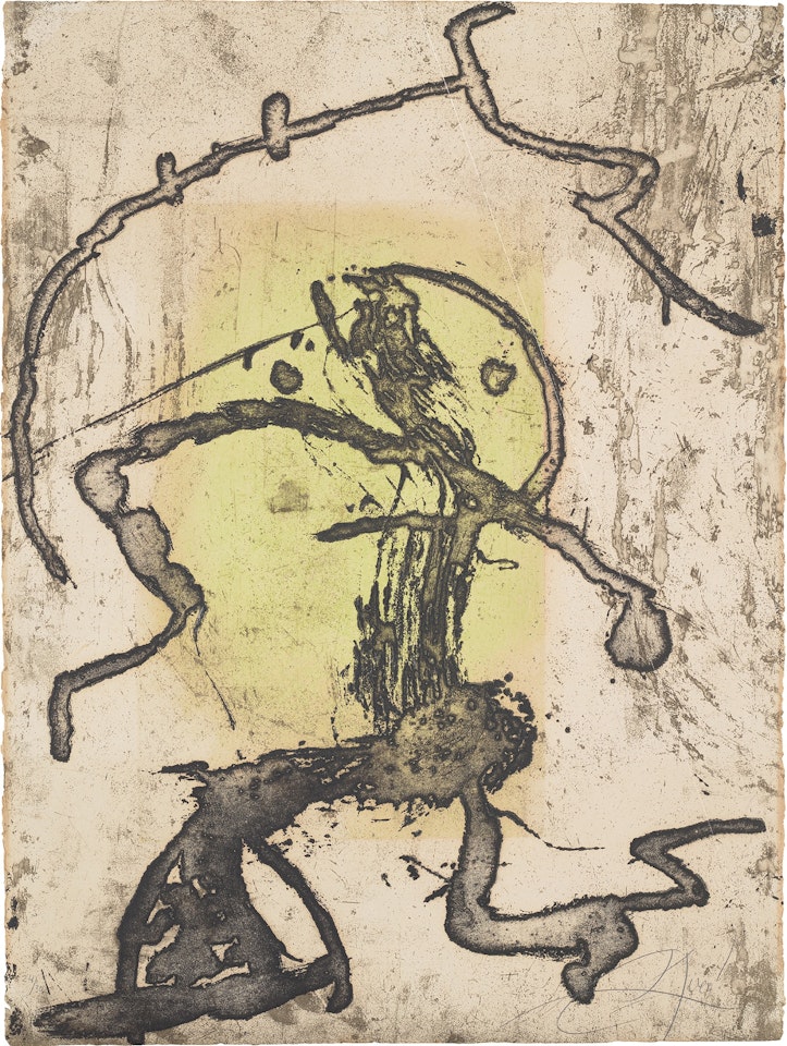 Rupestres X (Cave Paintings X) (D. 1044) by Joan Miró