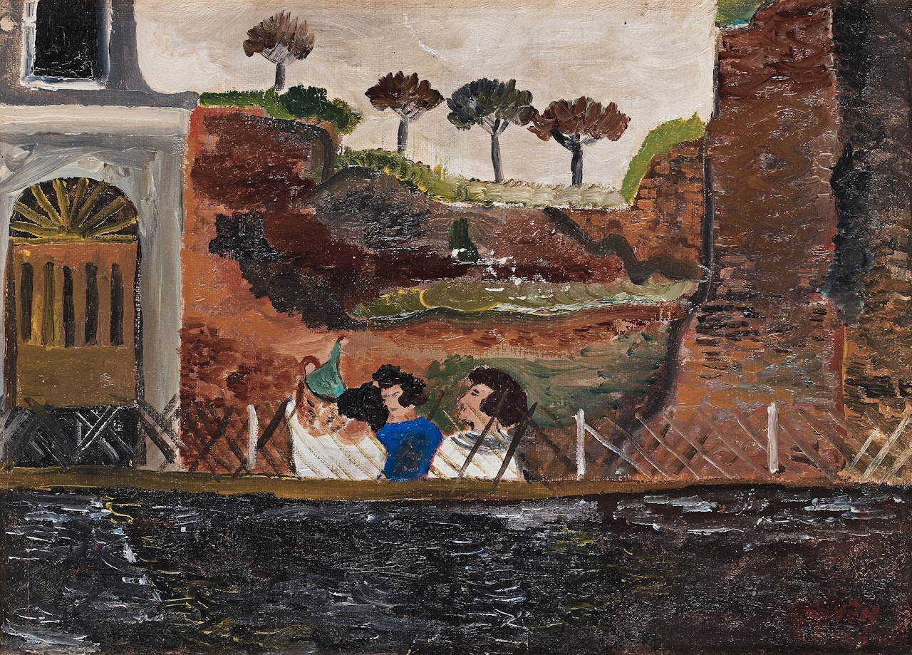On the terrace, Pesaro by Sven Erixson