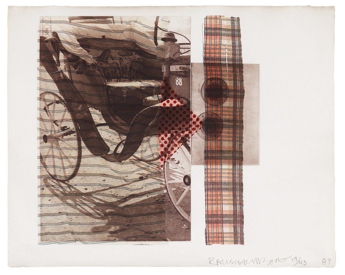 "Hoss" by Robert Rauschenberg
