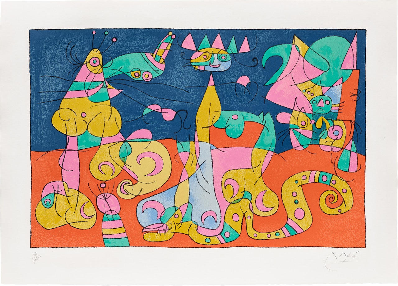 Ubu Roi (King Ubu): plate IV (M. 471, C. 108) by Joan Miró